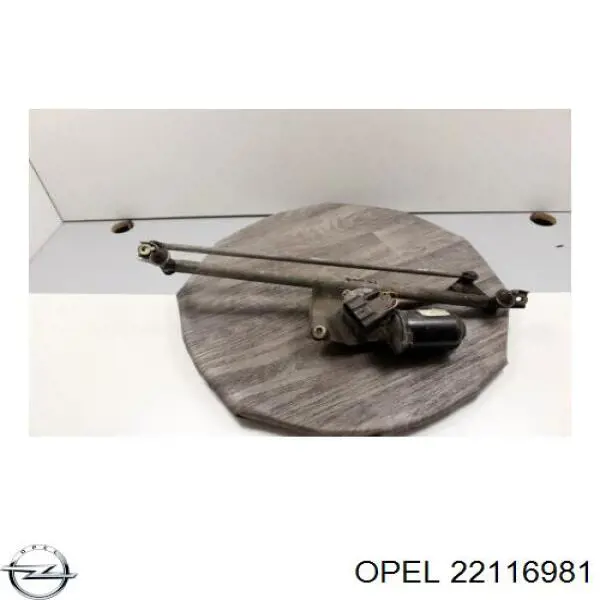 22116981 Opel Motor del limpiaparabrisas