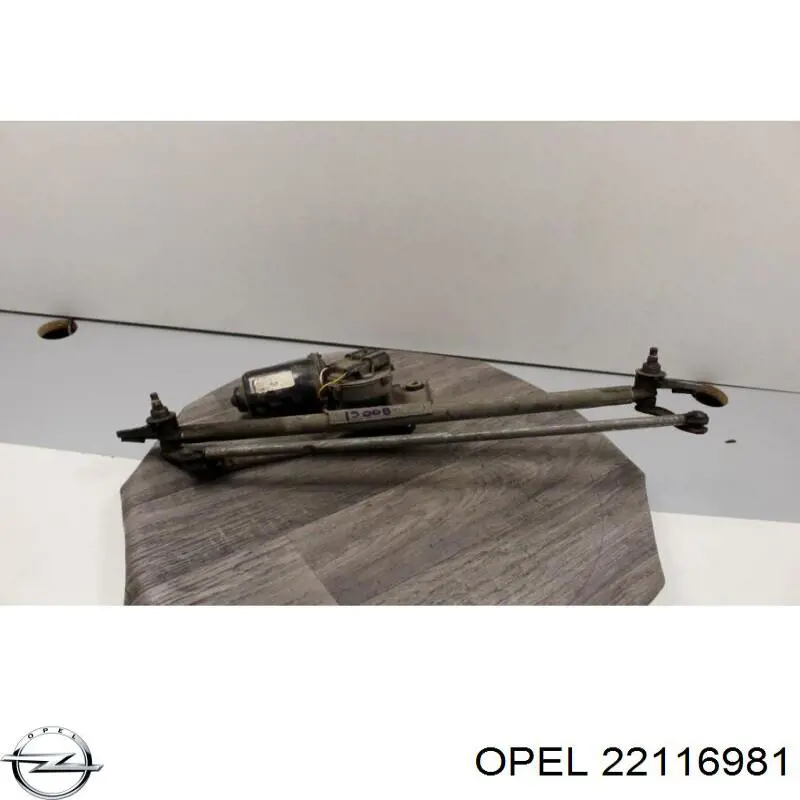 Motor limpiaparabrisas 22116981 Opel
