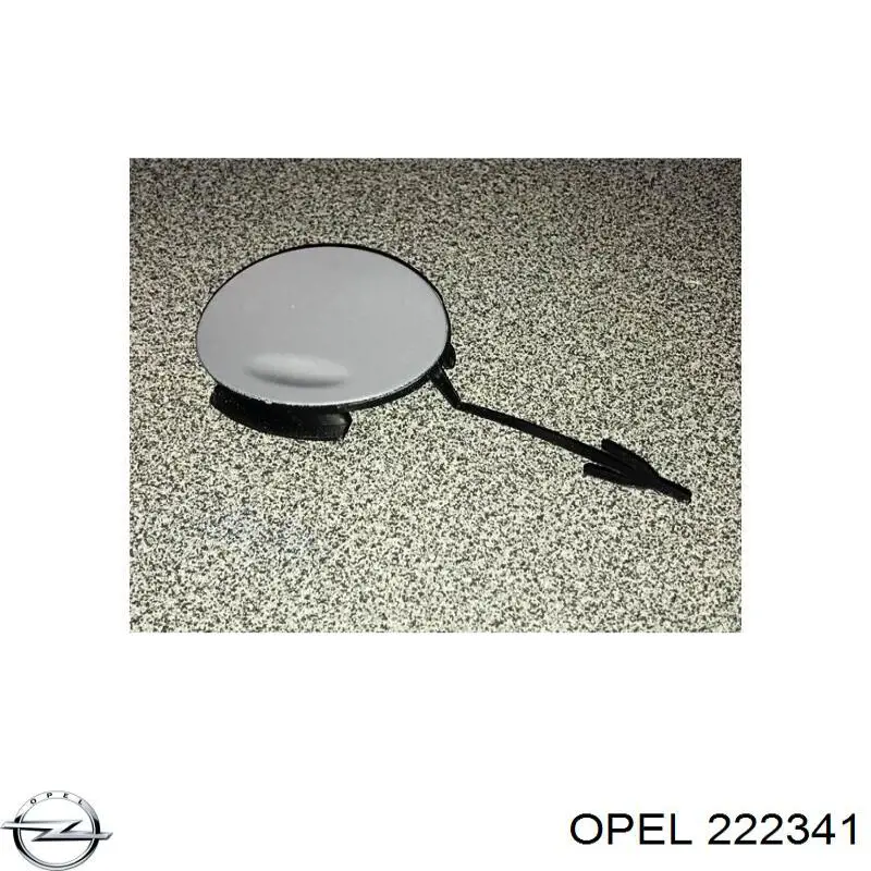 222341 Opel cobertura de parachoques, enganche de remolque, trasera