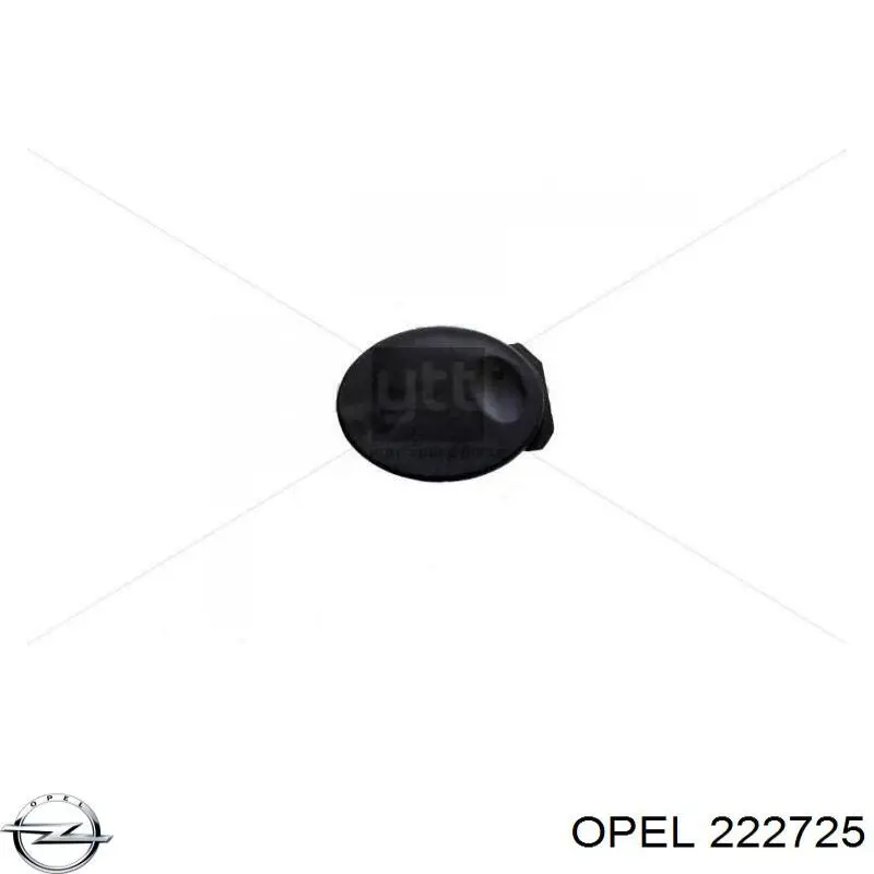 222725 Opel cobertura de parachoques, enganche de remolque, trasera