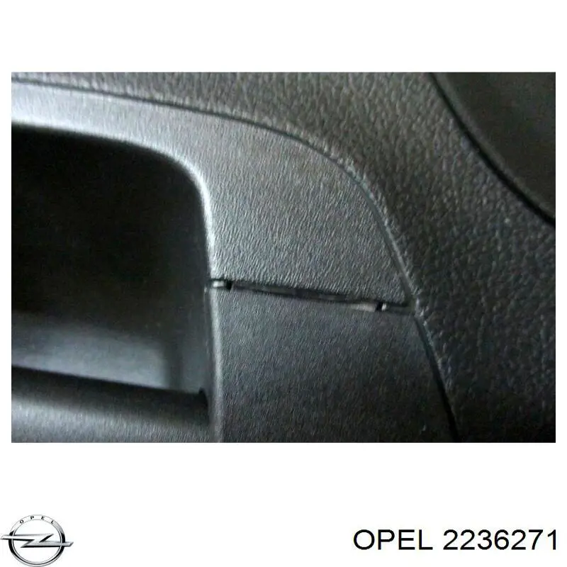 Tapicería para tapa de maletero para Opel Astra 