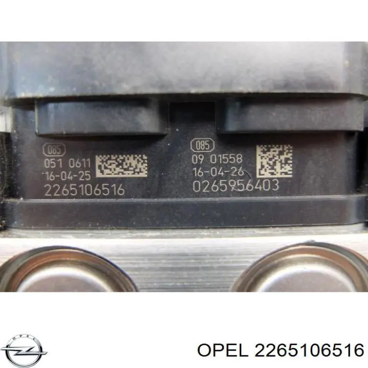 2265106516 Opel Unidad de control ABS hidráulico