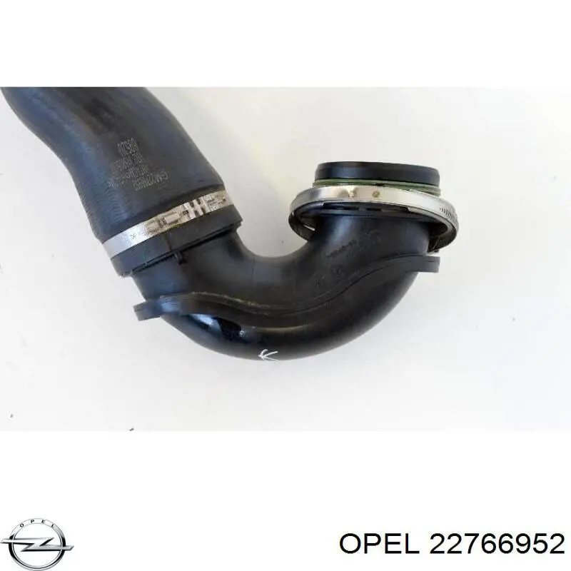 22766952 Opel tubo flexible de aire de sobrealimentación inferior derecho