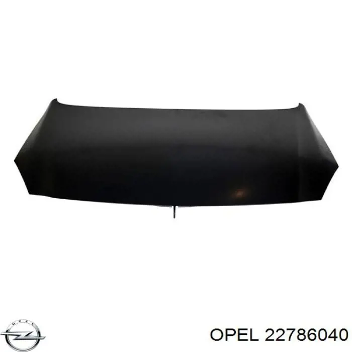 22786040 Opel soporte de radiador superior (panel de montaje para foco)