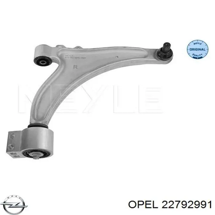 22792991 Opel barra oscilante, suspensión de ruedas delantera, inferior derecha