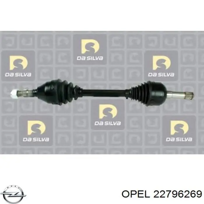 Semieje delantero derecho Opel 22796269 precio, desde 97,28 EUR