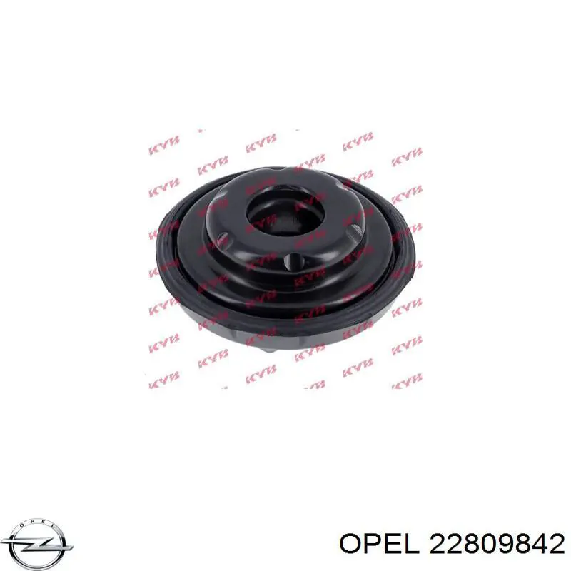 22809842 Opel soporte amortiguador delantero