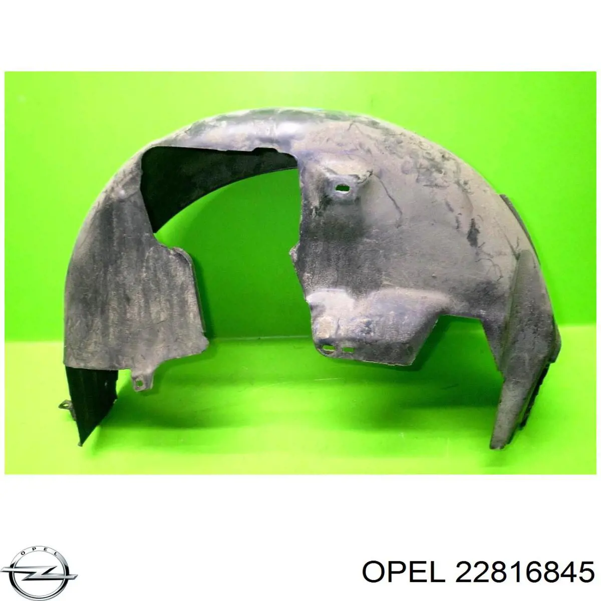 Guardabarros interior, aleta trasera, derecho para Opel Insignia (G09)