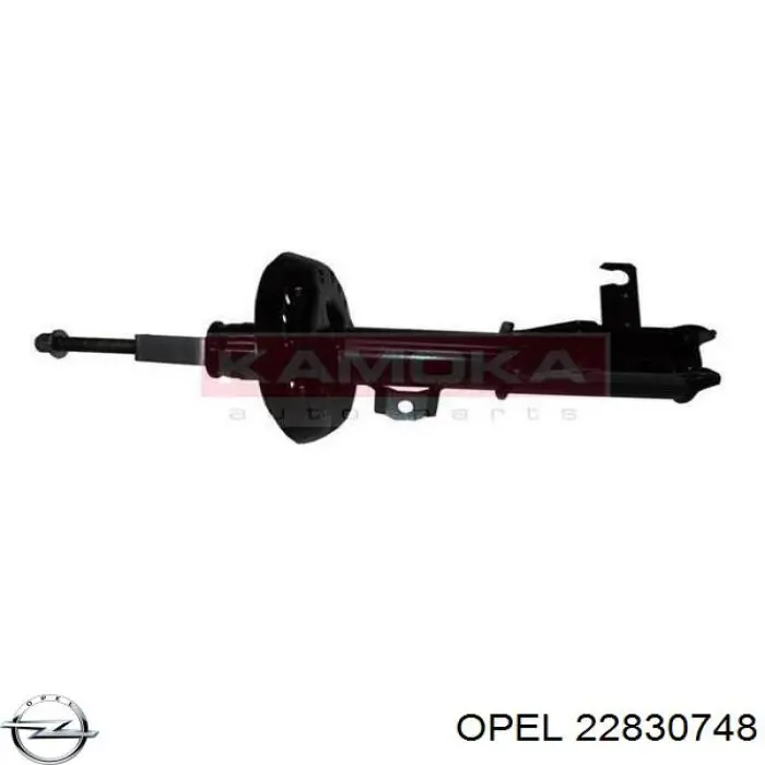 0344786 Opel amortiguador delantero derecho