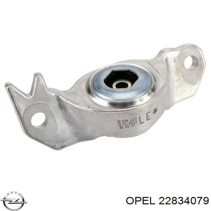 22834079 Opel soporte amortiguador trasero izquierdo