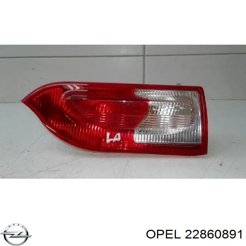 22860891 Opel piloto posterior izquierdo