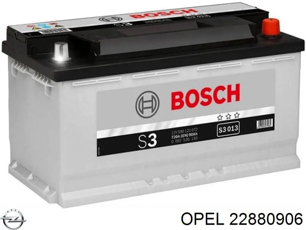 Batería de Arranque Opel (22880906)