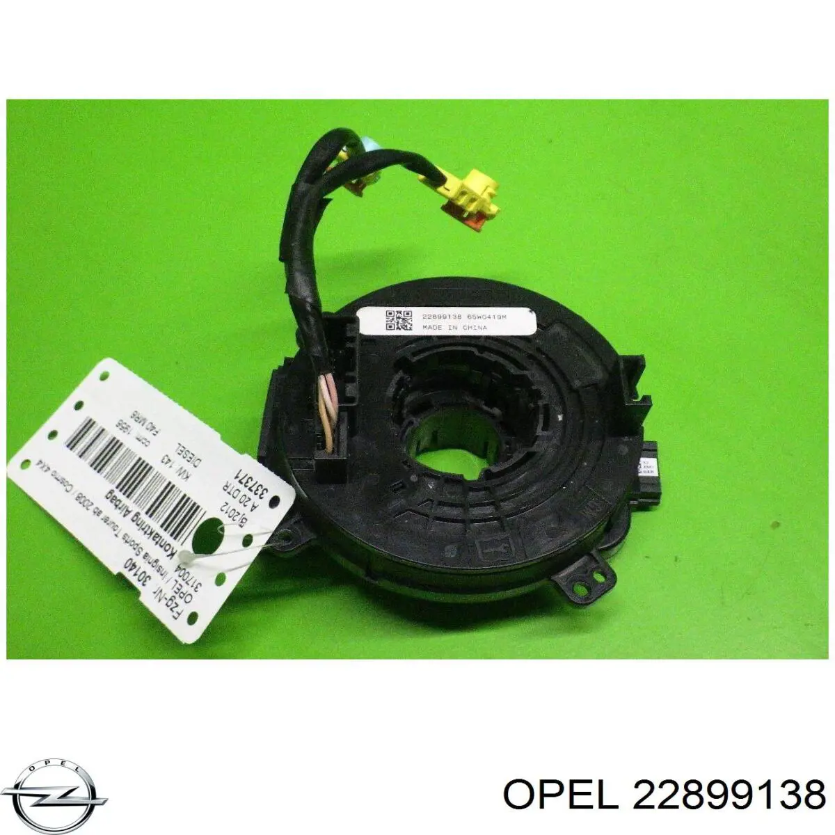 22899138 Opel anillo airbag del volante