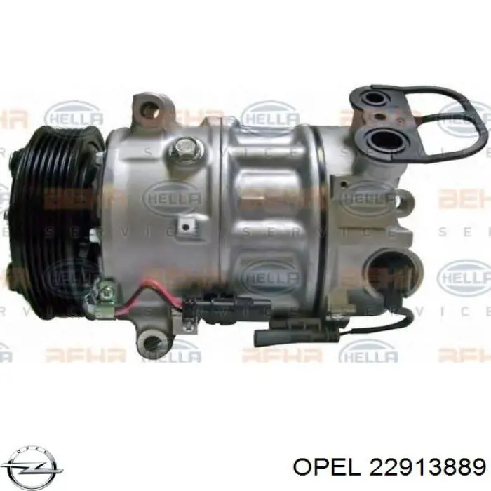 22913889 Opel compresor de aire acondicionado