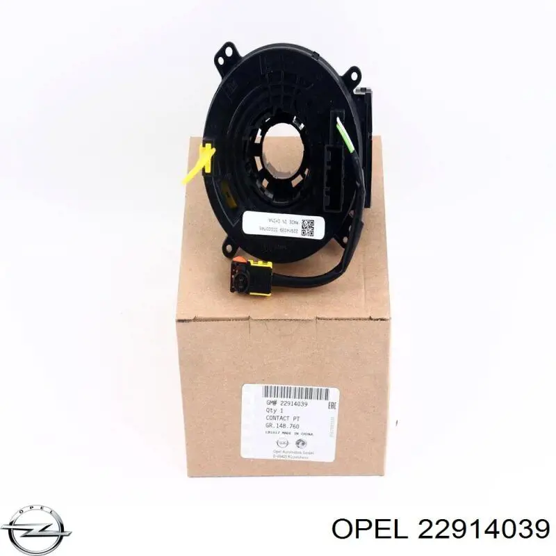 22914039 Opel Anillo de AIRBAG 