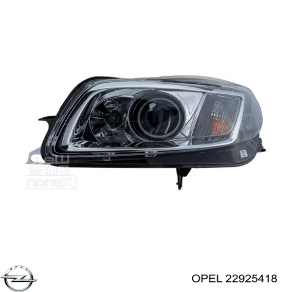 Faro izquierdo 22925418 Opel