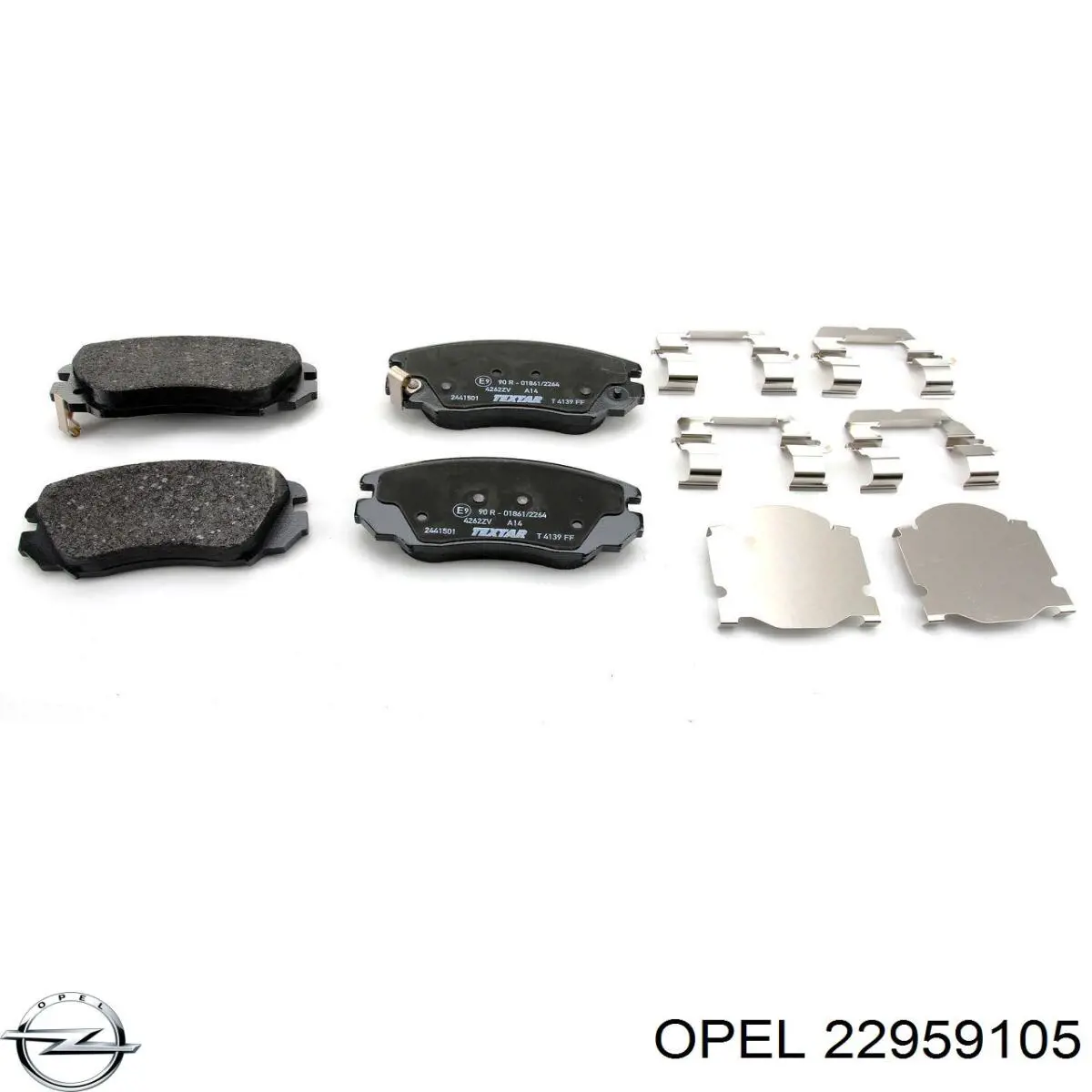 22959105 Opel pastillas de freno delanteras