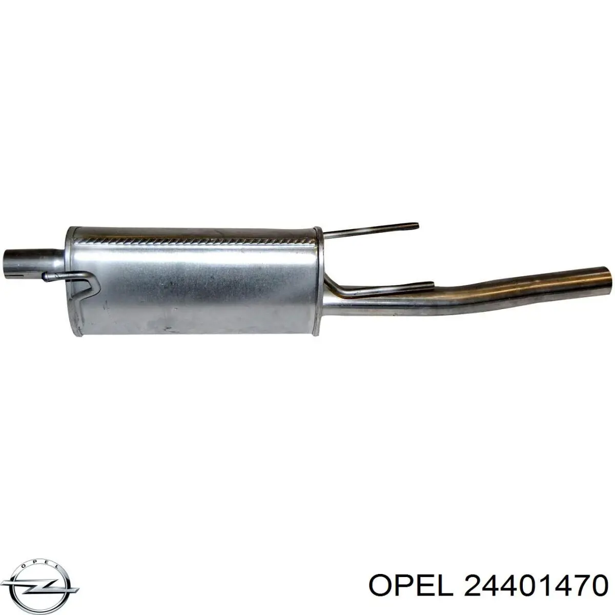 24401470 Opel silenciador posterior