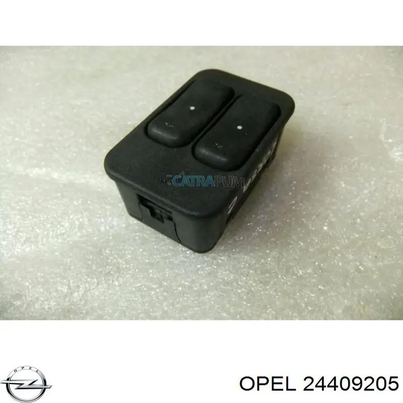 Interruptor de elevalunas delantera izquierda 24409205 Opel