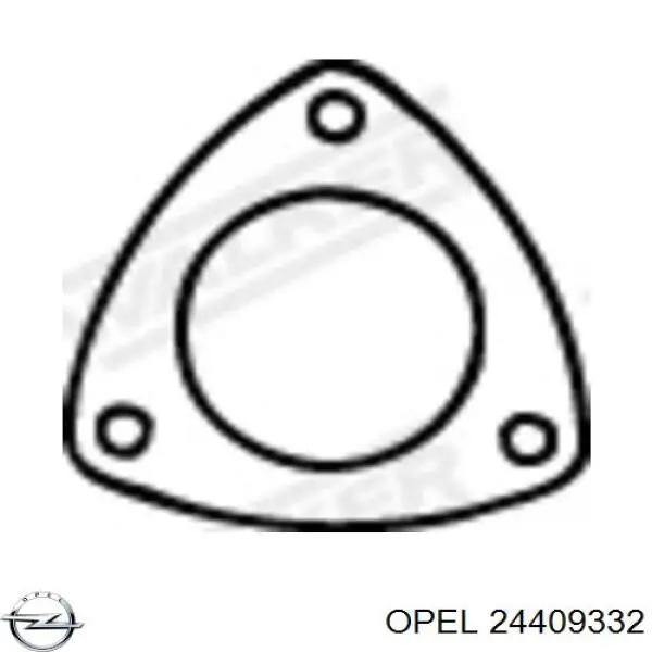 24409332 Opel junta, tubo de escape silenciador