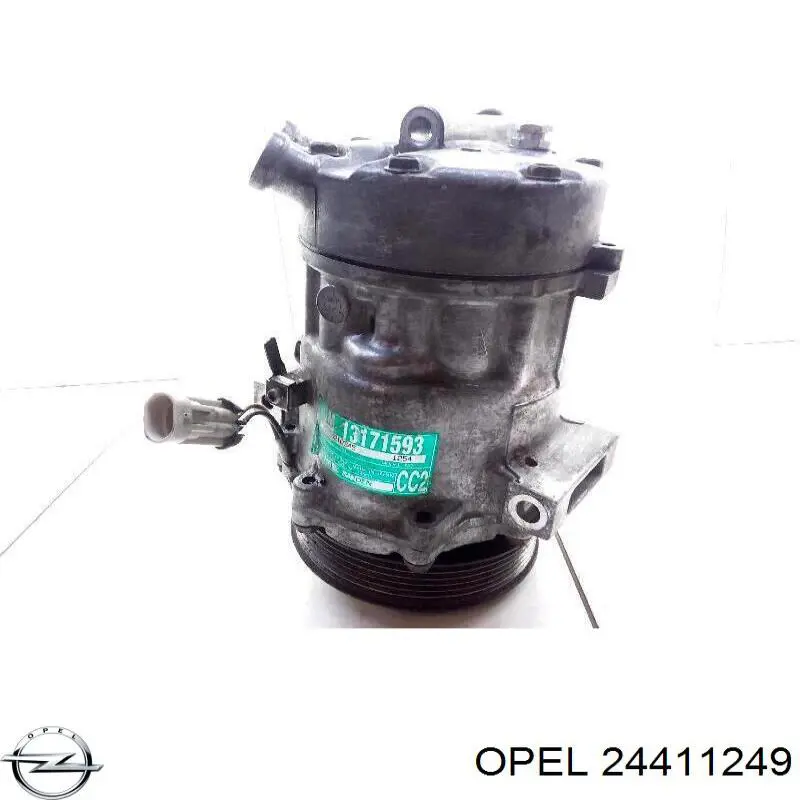 Compresor de aire acondicionado 24411249 Opel