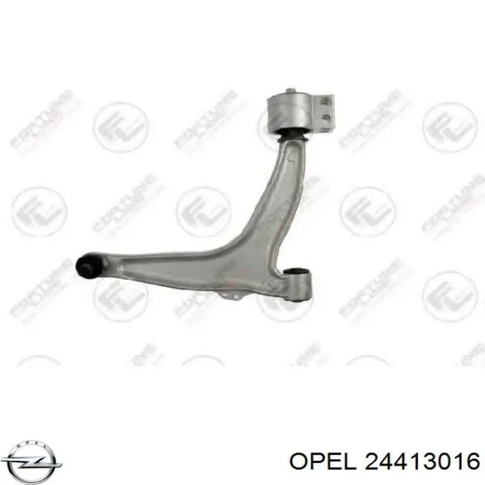 24413016 Opel barra oscilante, suspensión de ruedas delantera, inferior derecha