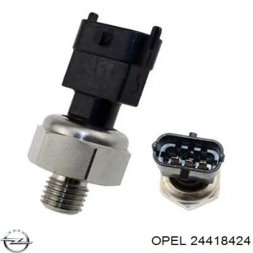 24418424 Opel sensor de presión de combustible