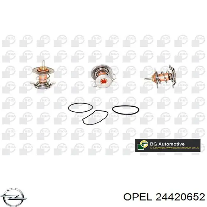 24420652 Opel termostato, refrigerante