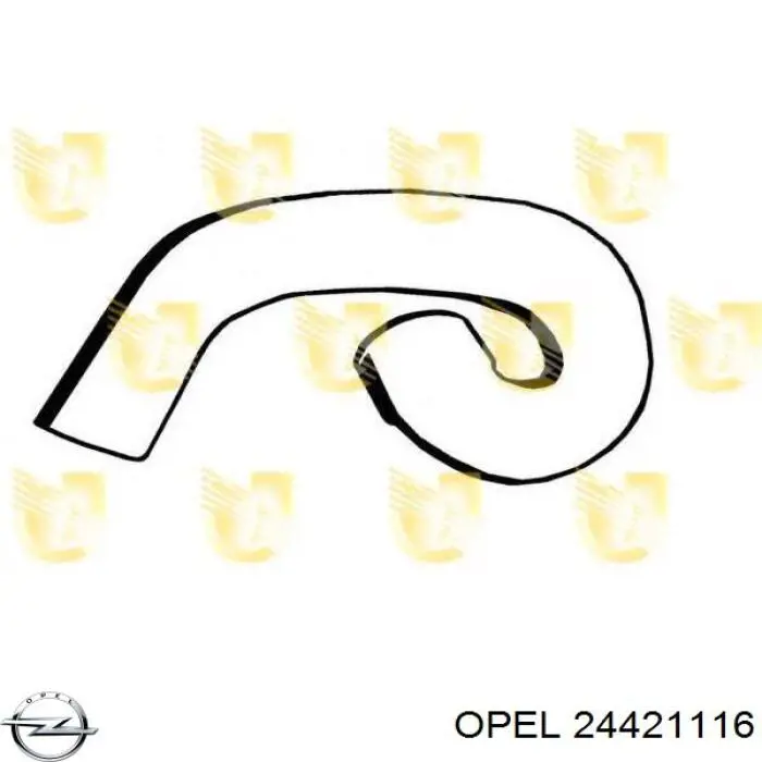 Manguera superior del radiador Opel 24421116 precio, desde 12,92 EUR