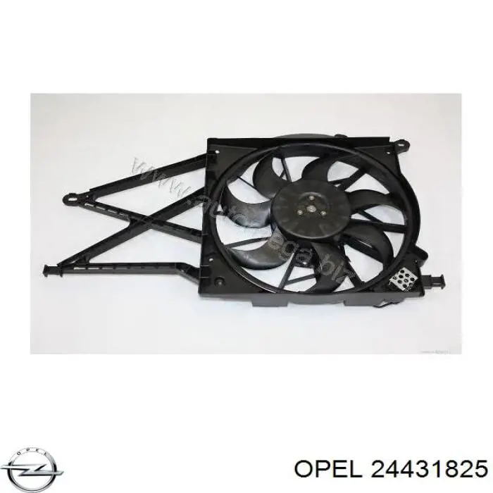 24431825 Opel ventilador del motor