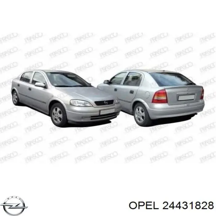 Ventilador, refrigeración motor Opel 24431828 precio, desde 50,82 EUR