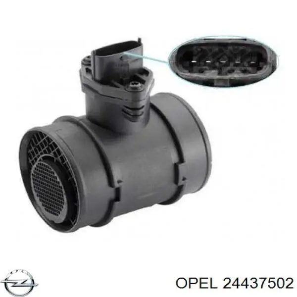 24437502 Opel Sensor de flujo de aire