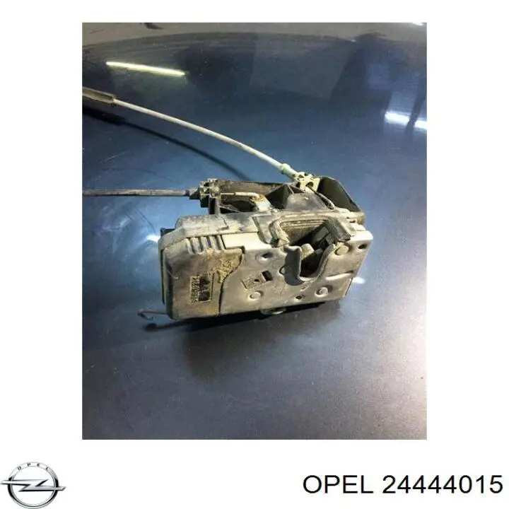 24444015 Opel cerradura de puerta delantera izquierda