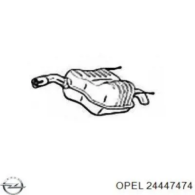 Silenciador del medio para Opel Vectra 