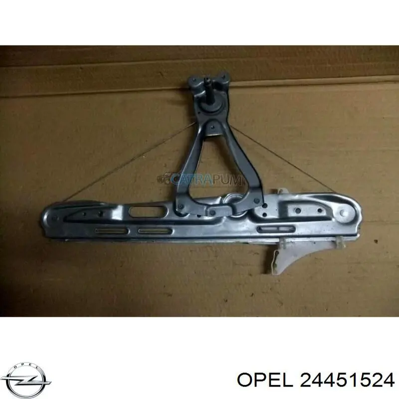 24451524 Opel mecanismo de elevalunas, puerta trasera izquierda