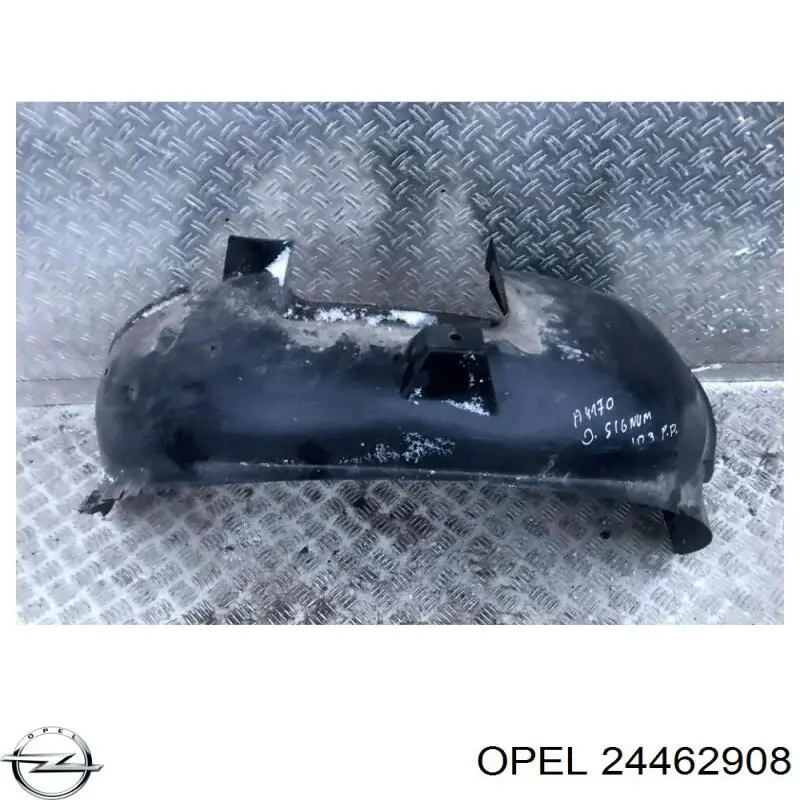 Guardabarros interior derecho, aleta delantera Opel 24462908 precio, desde 22,81 EUR