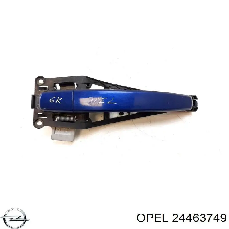 Comprar 24463749 Opel Soporte de manija exterior de puerta trasera izquierda