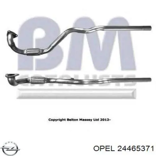 Comprar 24465371 Opel Silenciador delantero