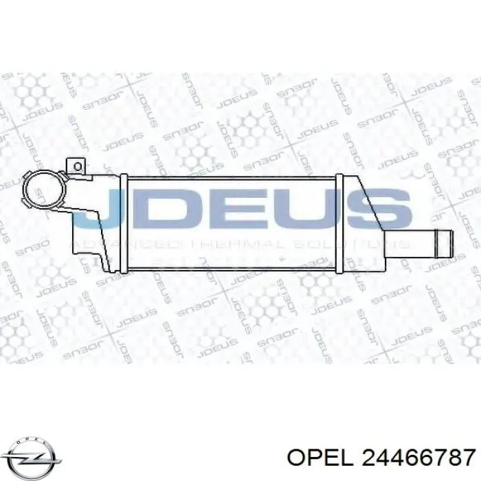 24466787 Opel intercooler