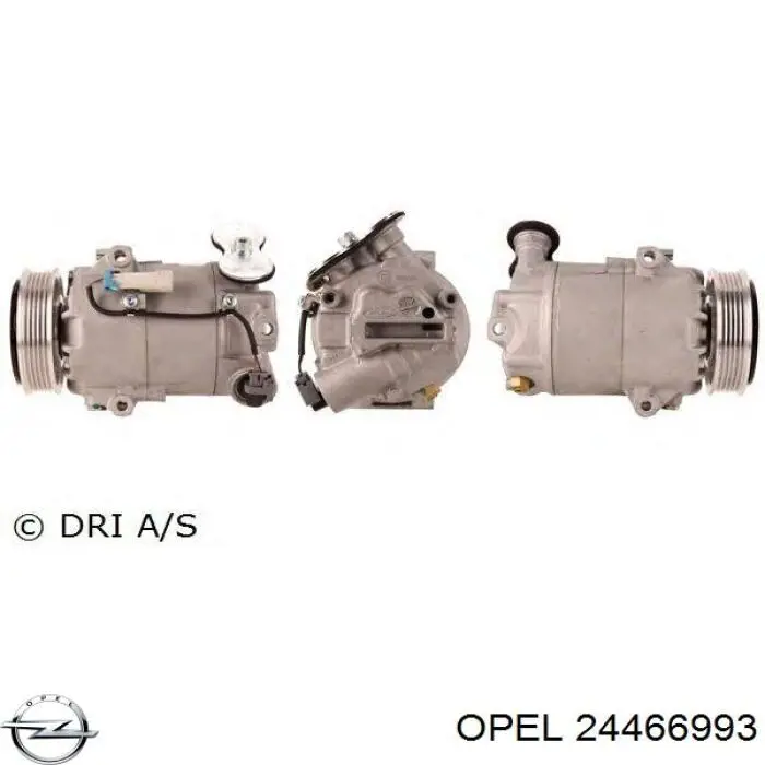 24466993 Opel compresor de aire acondicionado