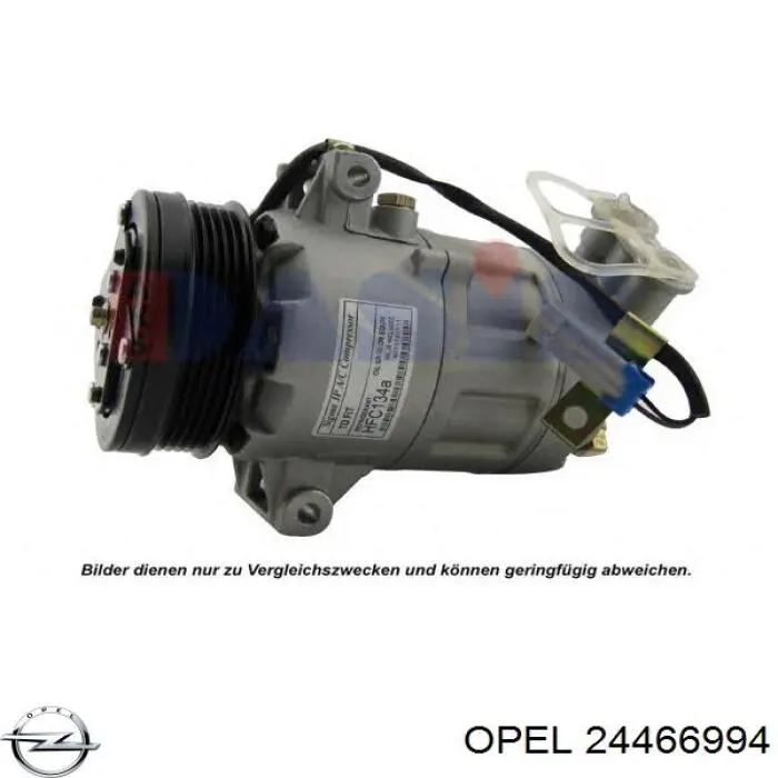 24466994 Opel compresor de aire acondicionado