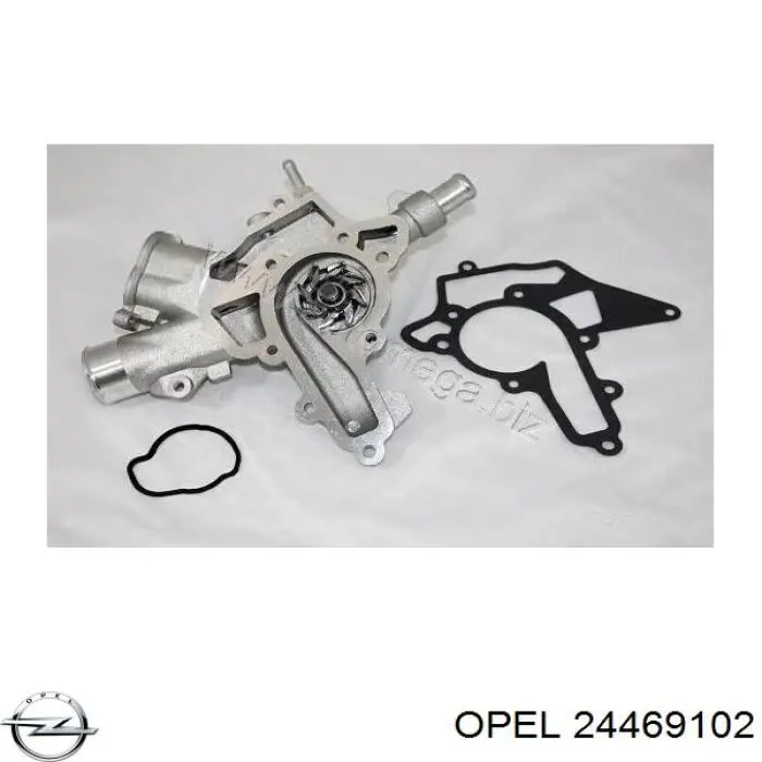 24469102 Opel Bomba refrigerante coche
