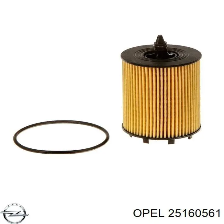 25160561 Opel filtro de aceite