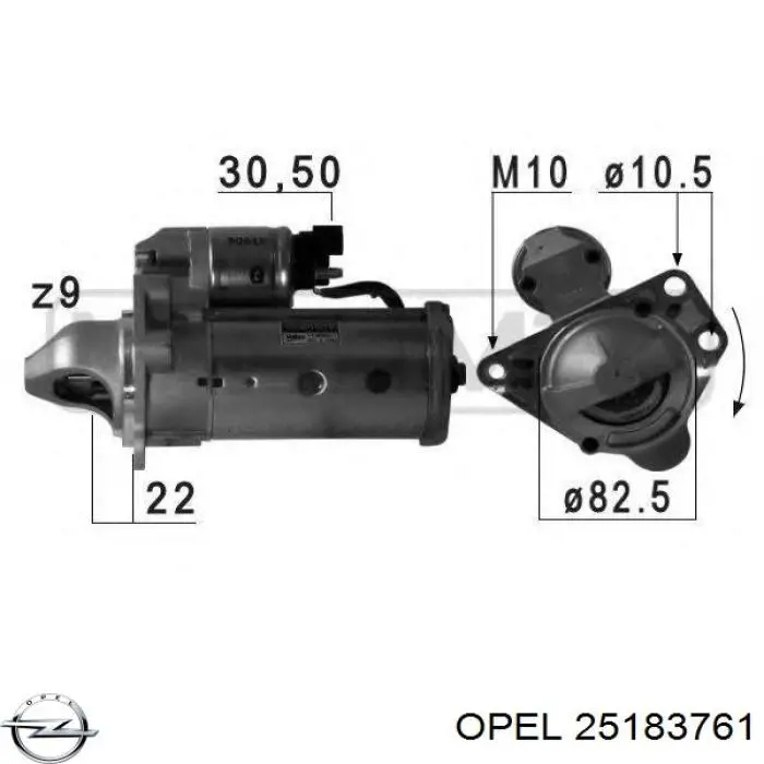 Burro de arranque  General Motors 95520319 precio, desde 87,97 EUR