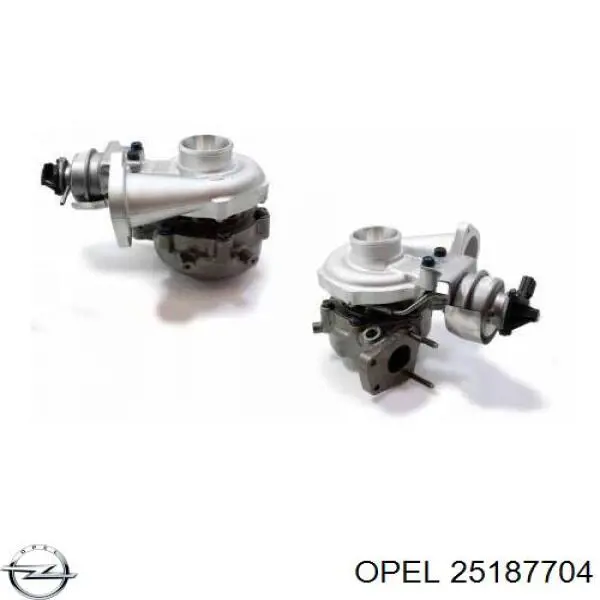 25187704 Opel turbocompresor