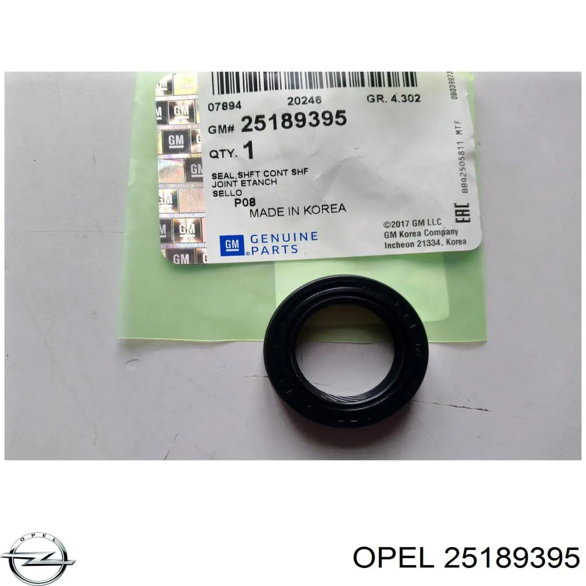 Retén del eje primario de la transmisión Opel 25189395 precio, desde 4,22 EUR