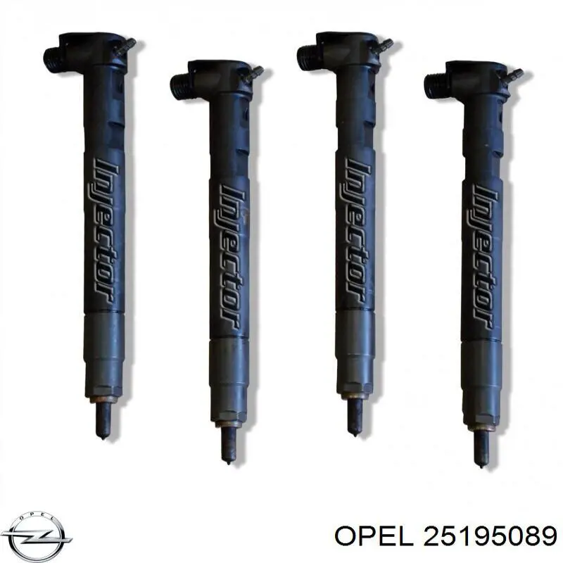 25195089 Opel Inyector de combustible