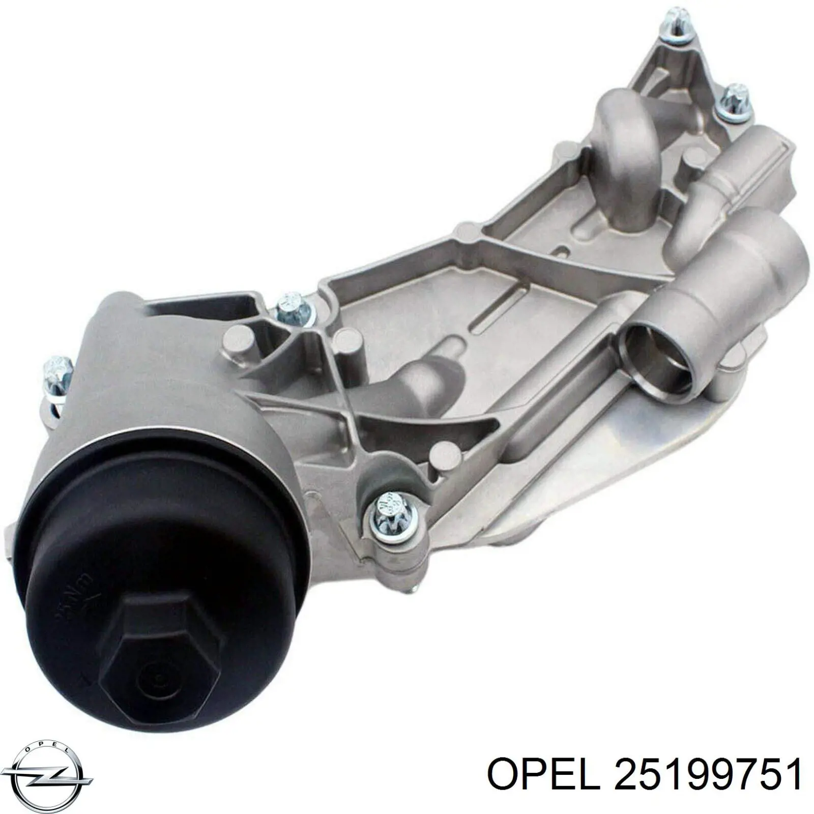 25199751 Opel caja, filtro de aceite