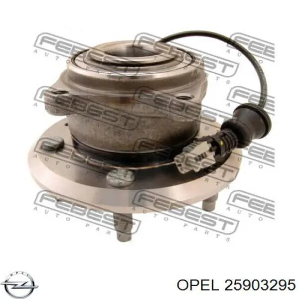 Comprar 25903295 Opel Cubo de rueda, Eje trasero