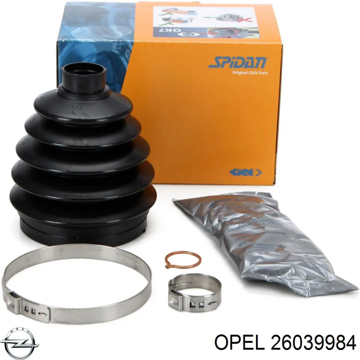Fuelle de palier delantero exterior 26039984 Opel